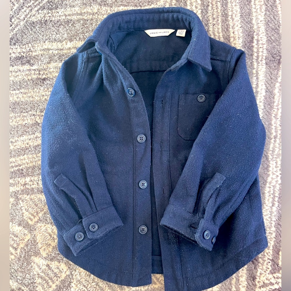 Jamie and Jack shirt jacket